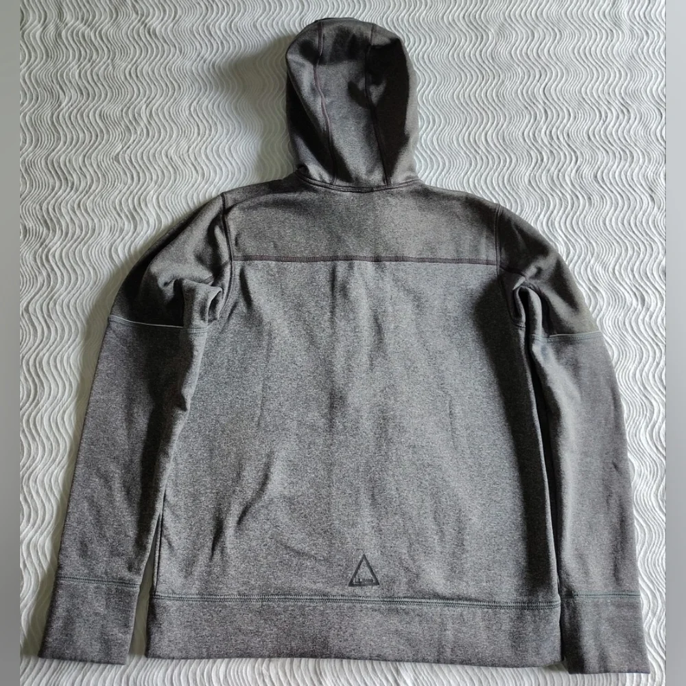 LL Bean Kids' Full-Zip Hoodie Sweatshirt Size Large L 14-16 Gray Fleece Interior